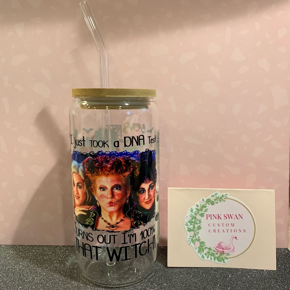 Hocus Pocus Glass Cup